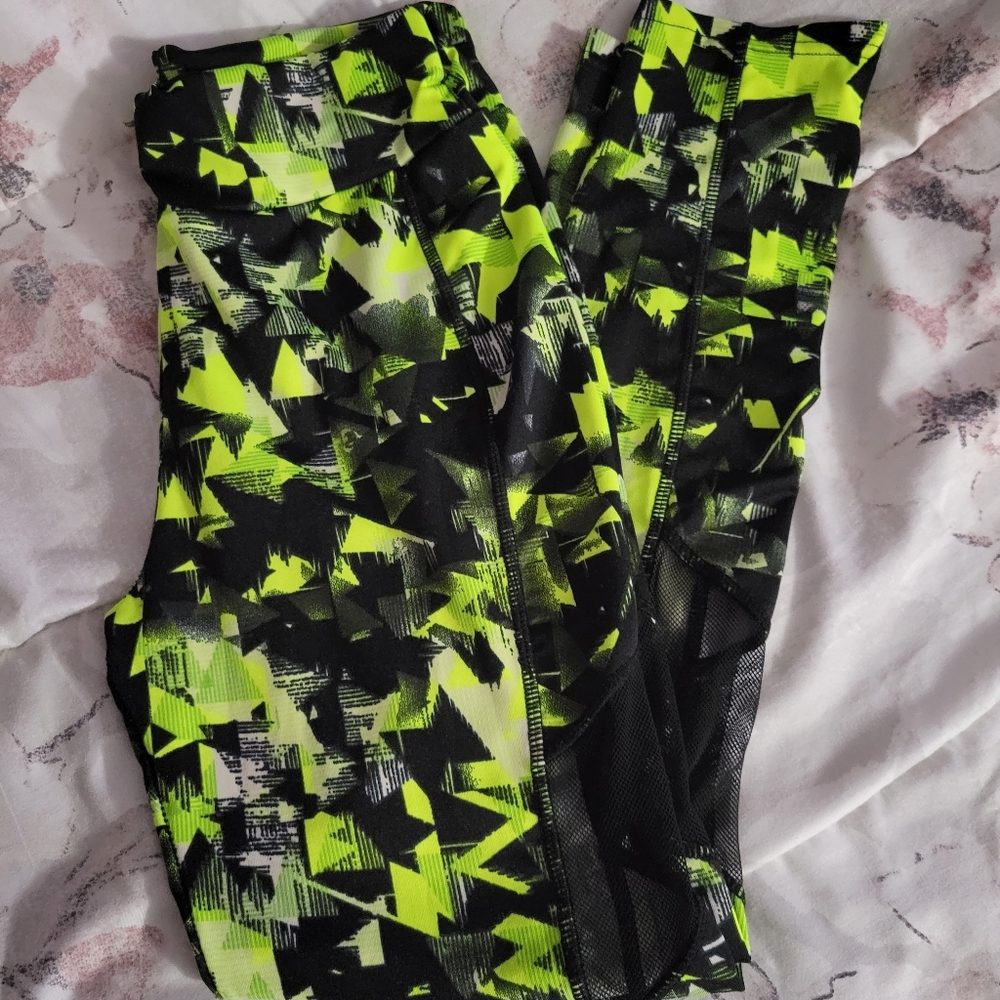 Green work out pants